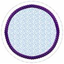 ITH-Stickdatei MugRug Untersetzer Einzeldatei für 10x10 cm